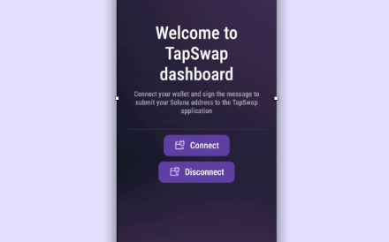 How To Connect Tapswap To Solana Wallet