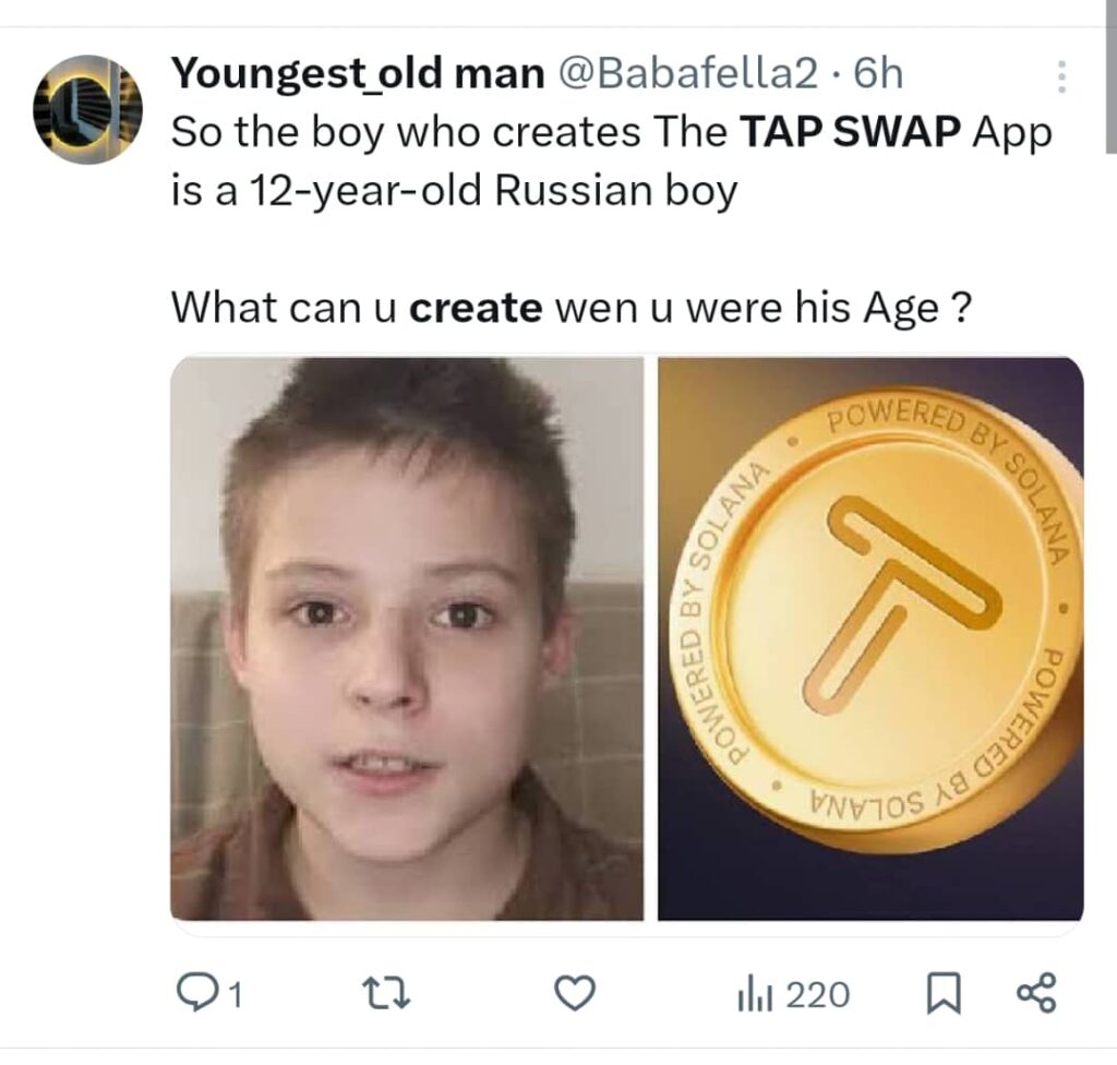 Tapswap coin creator